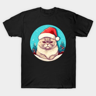 Exotic Shorthair Cat Xmas, Love Cats T-Shirt